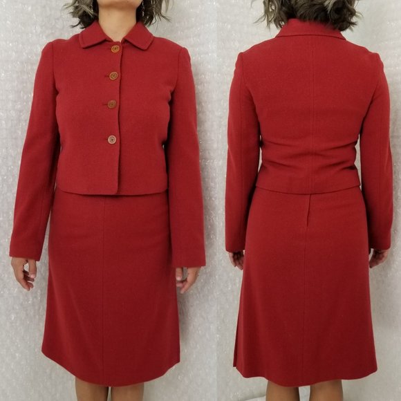 SOLD🌈1990s Tuleh sparkly wool blazer & skirt suit - Picture 2 of 11